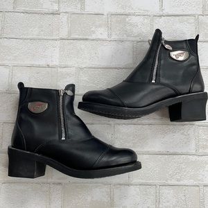 Red wing leather ankle boots